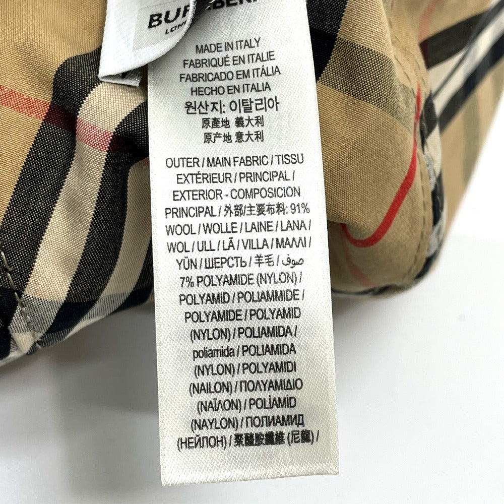 Burberry Hat 8036994 Wool Yellow X Brown Vintage Check Reversible Unisex(Unisex) M