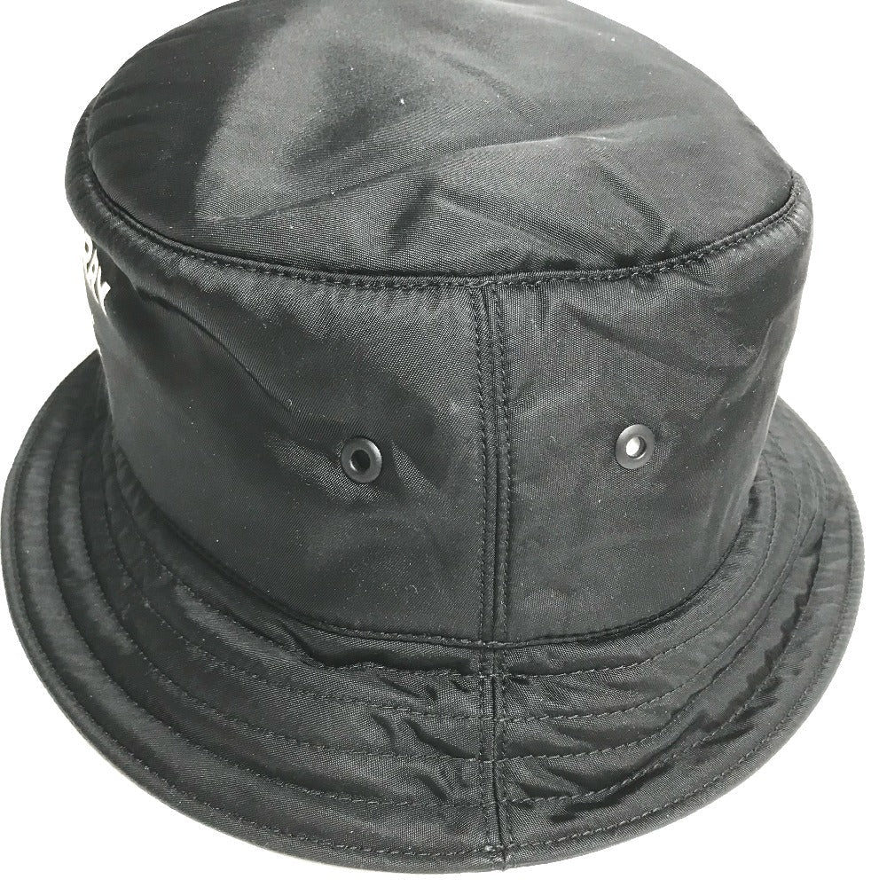 Burberry Hat 8044081 Nylon Black Horseferry Logo Mens L