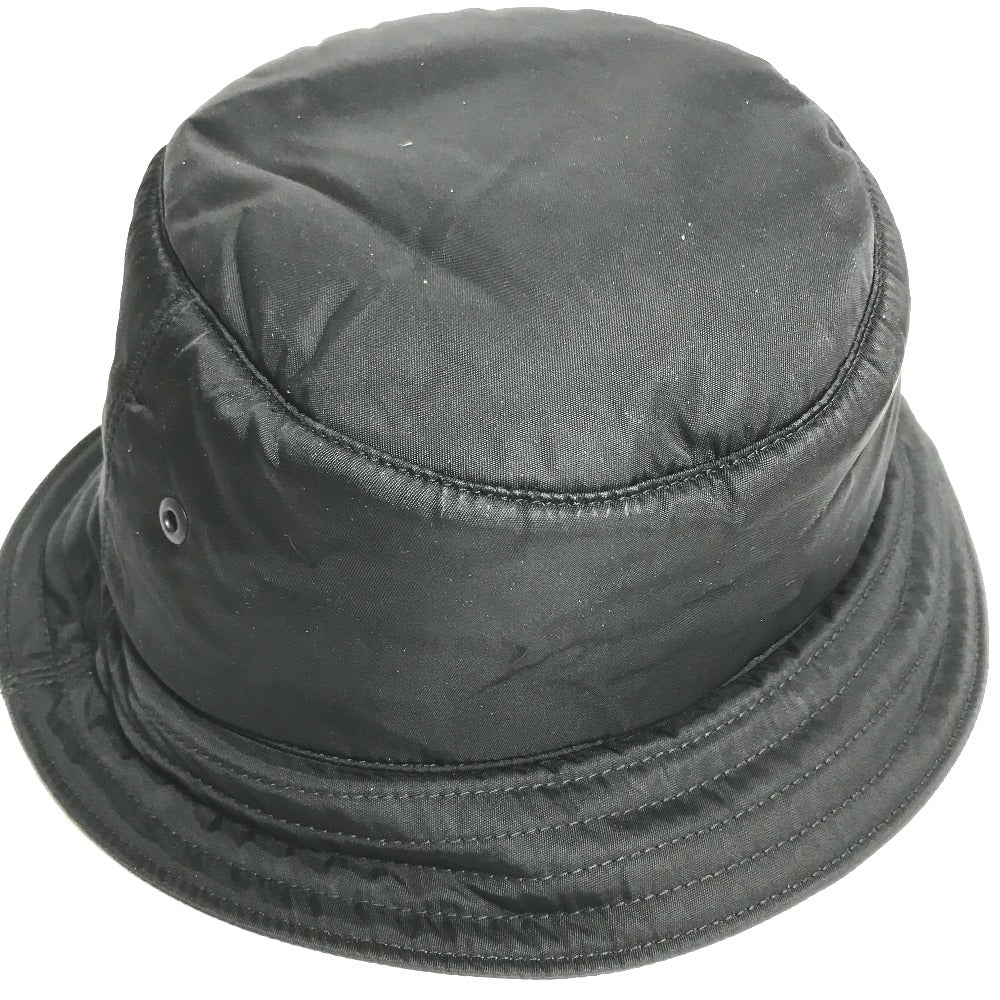 Burberry Hat 8044081 Nylon Black Horseferry Logo Mens L