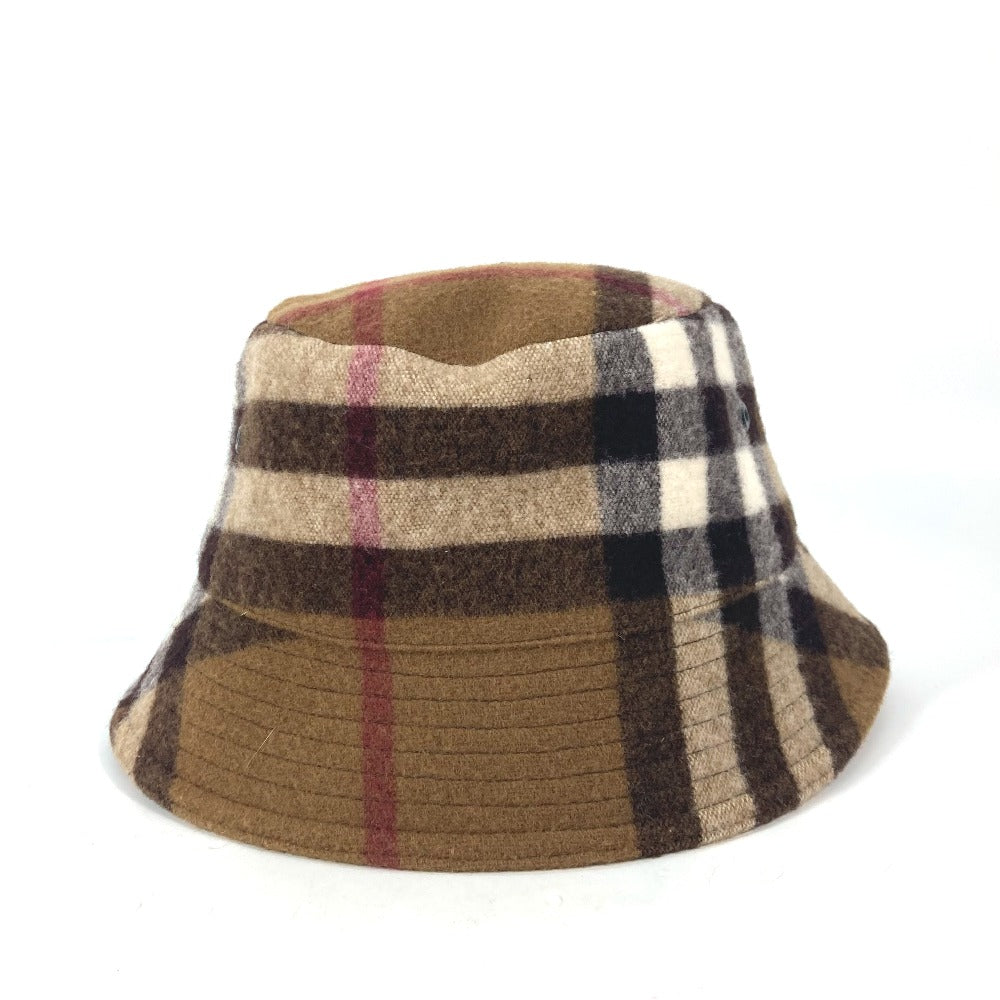 Burberry Hat 8048929 Cotton Beige Check Mens M
