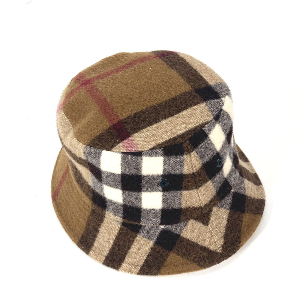 Burberry Hat 8048929 Cotton Beige Check Mens M
