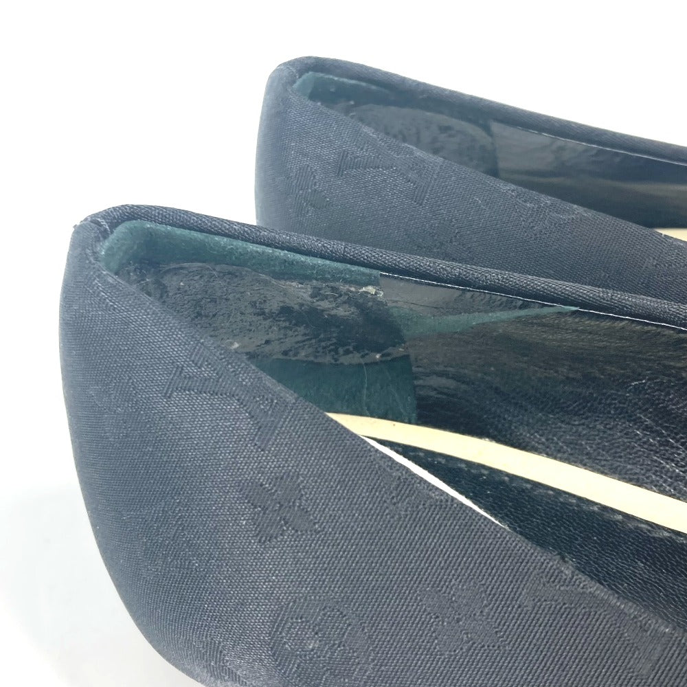 Louis Vuitton Pumps Patent Leather, Canvas Black Vernis Yayoi Kusama Collaboration Ribbon Ribbon