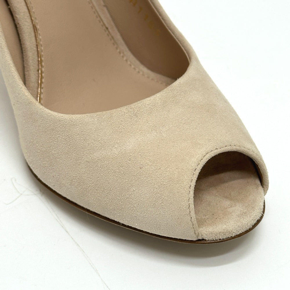 Louis Vuitton Pumps Suede Beige 37 1/2