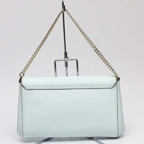 Kate Spade Shoulder Bag Leather Light Blue Handbag Crossbody 3Way Women