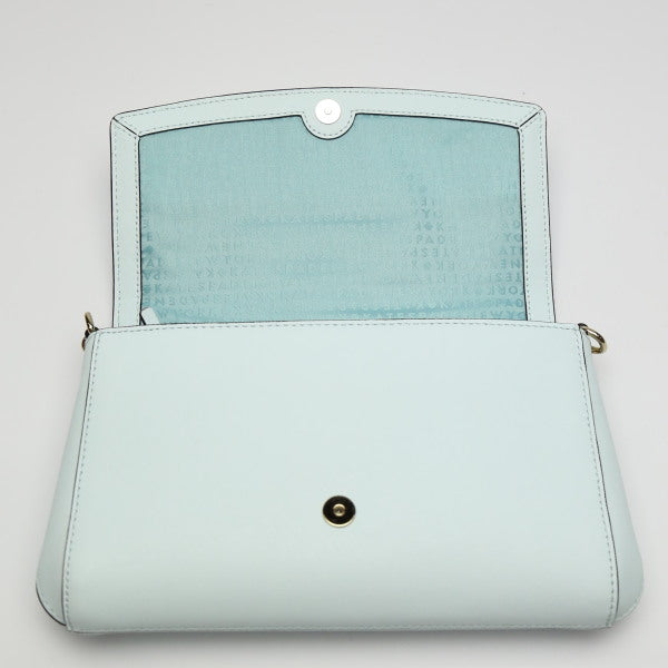 Kate Spade Shoulder Bag Leather Light Blue Handbag Crossbody 3Way Women