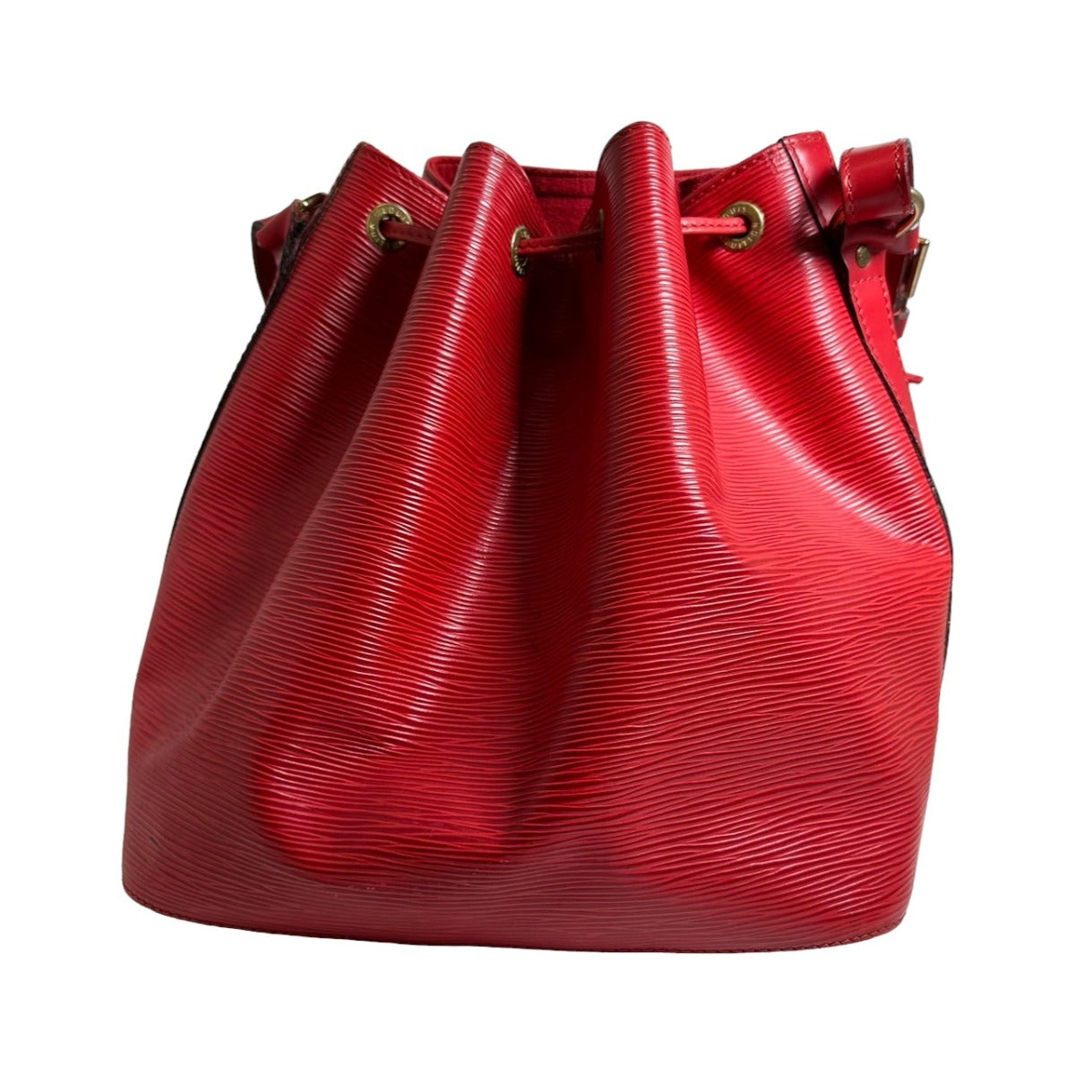 Louis Vuitton Shoulder Bag M44107 Epi Leather Castarian Red Petit Noe Epi Drawstring Type Women