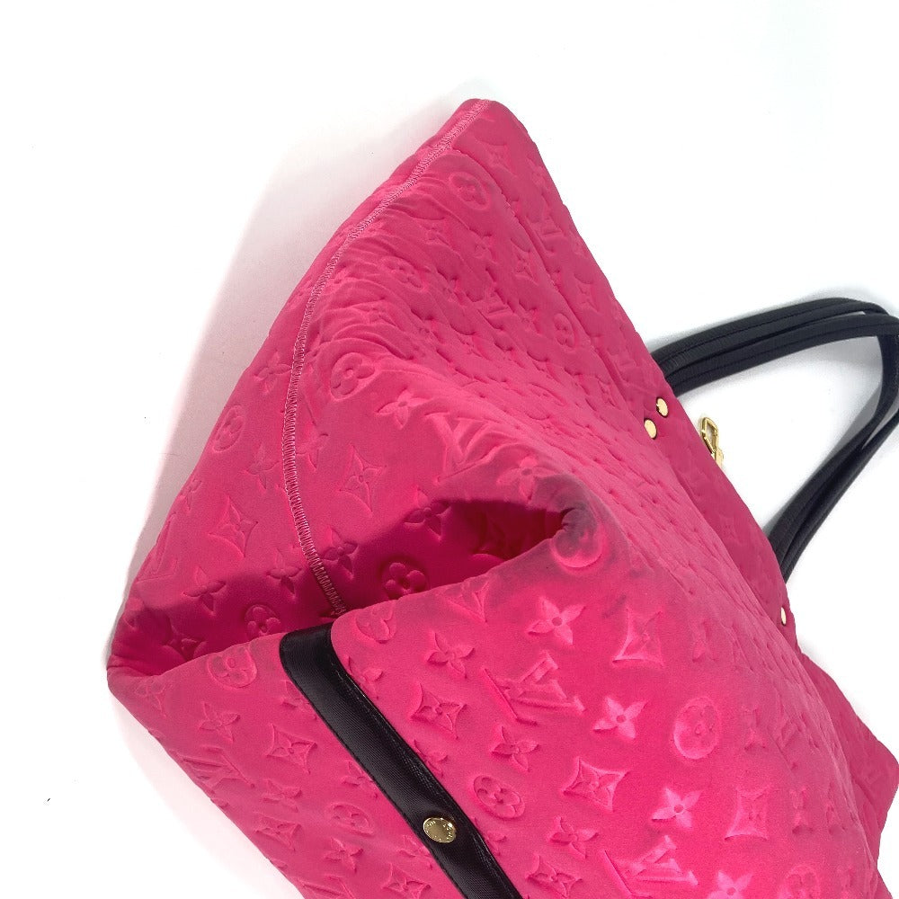 Louis Vuitton Shoulder Bag M92802 Microfiber Pink Cruise Line Scuba Mm