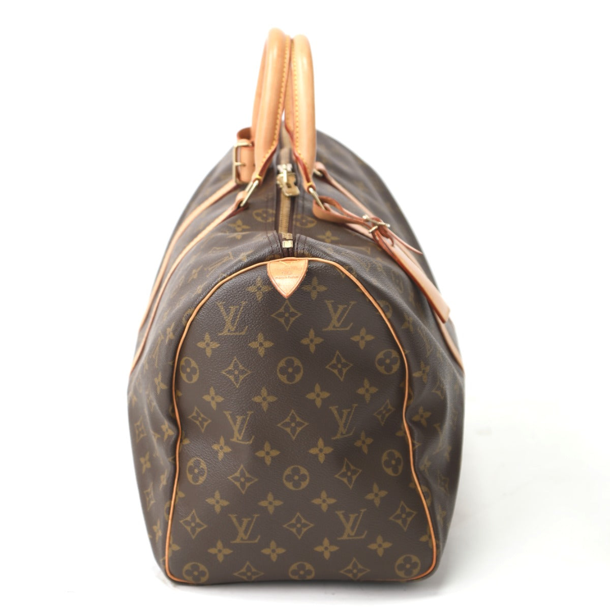 Louis Vuitton Boston Duffel Bag M41428 Monogram Canvas Brown Travel Bag Monogram Keepall 45