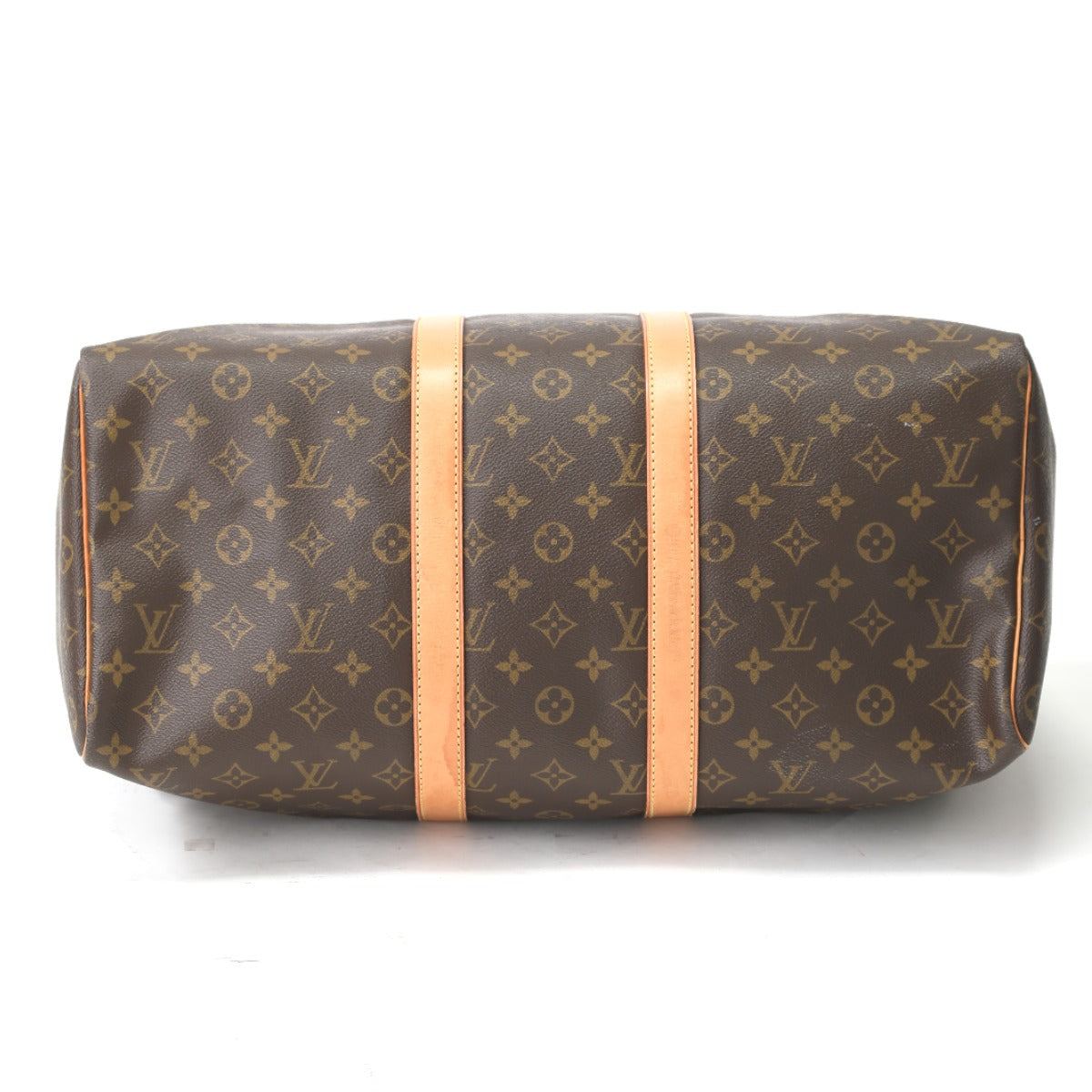 Louis Vuitton Boston Duffel Bag M41428 Monogram Canvas Brown Travel Bag Monogram Keepall 45
