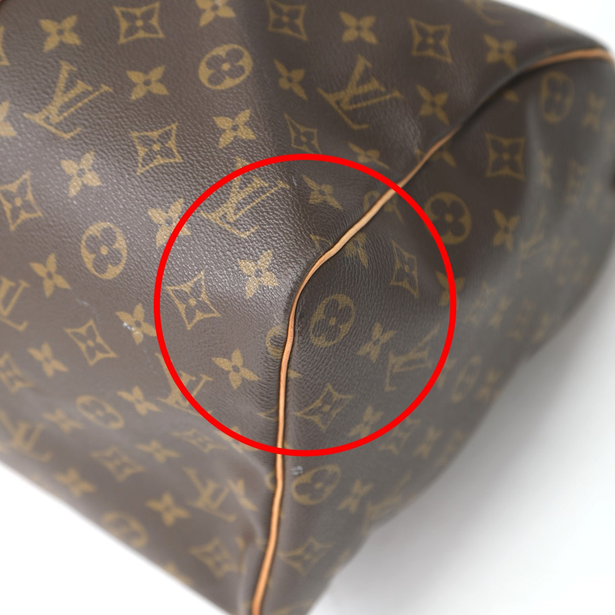 Louis Vuitton Boston Duffel Bag M41428 Monogram Canvas Brown Travel Bag Monogram Keepall 45