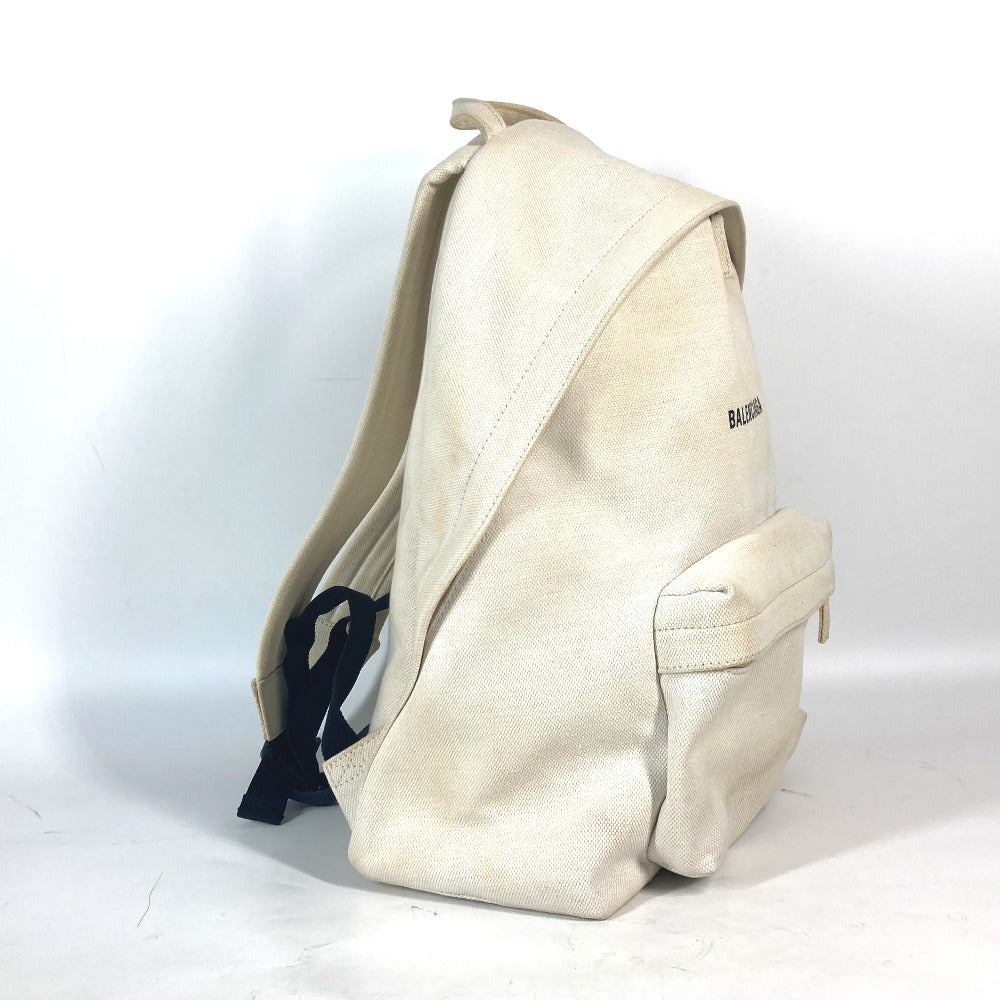 Balenciaga Backpack 552374 Canvas White Everyday Logo Mens(Unisex)