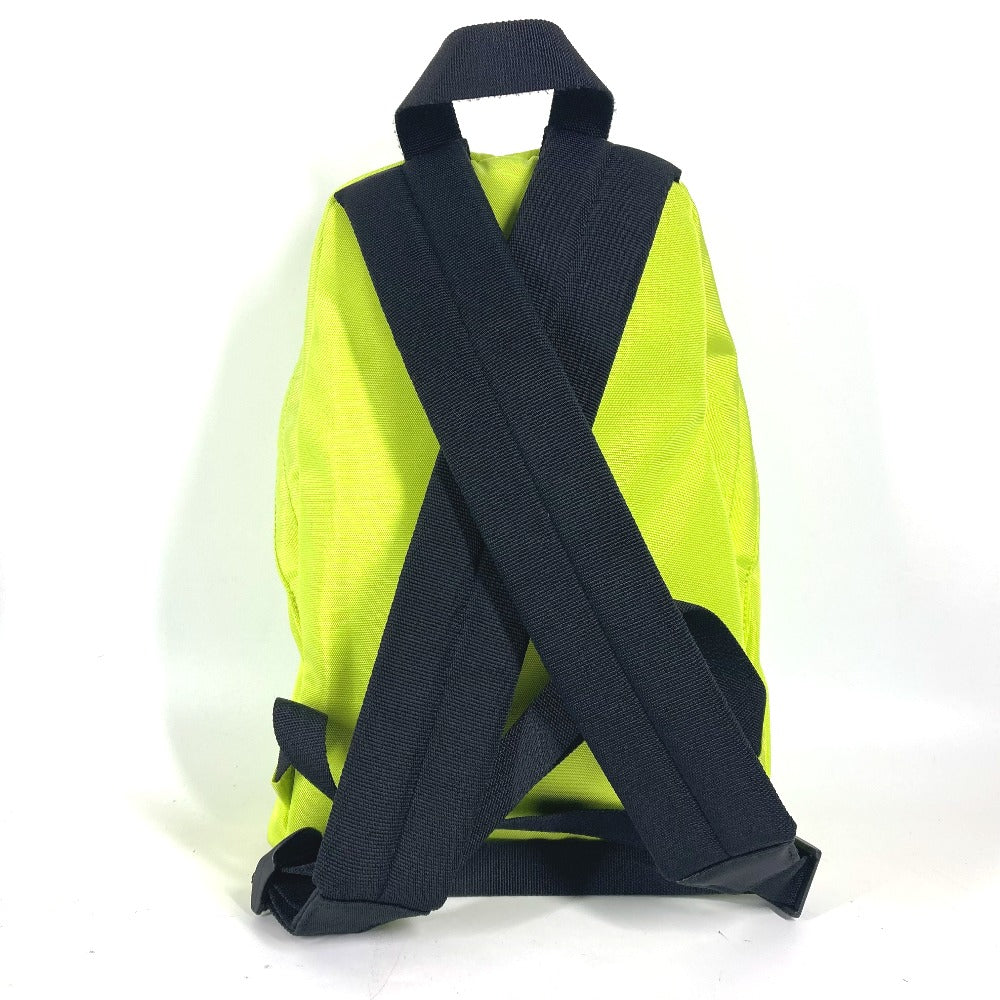 Balenciaga Backpack 558163 Nylon Canvas Yellow Explorer Logo Mens(Unisex)