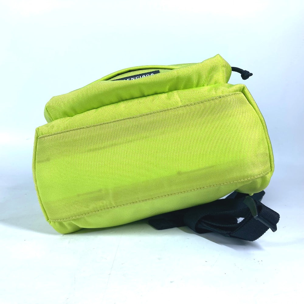Balenciaga Backpack 558163 Nylon Canvas Yellow Explorer Logo Mens(Unisex)