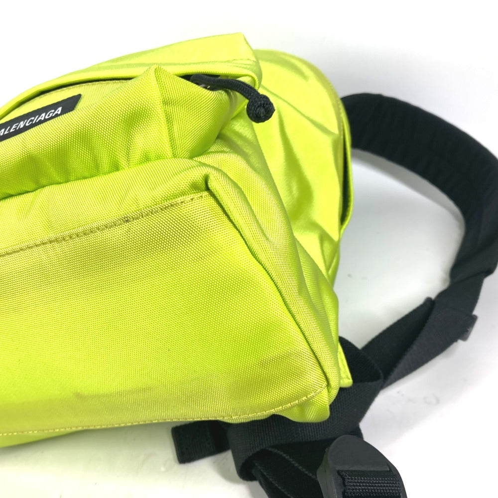 Balenciaga Backpack 558163 Nylon Canvas Yellow Explorer Logo Mens(Unisex)
