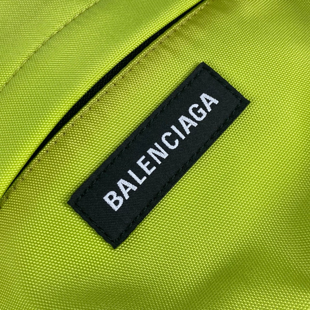 Balenciaga Backpack 558163 Nylon Canvas Yellow Explorer Logo Mens(Unisex)