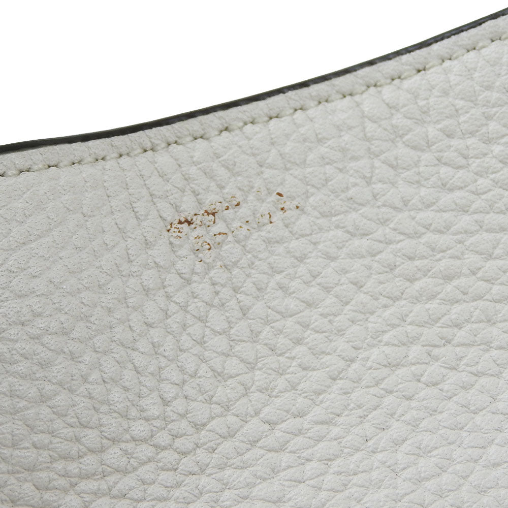Coach Shoulder Bag 57125 Leather White Women