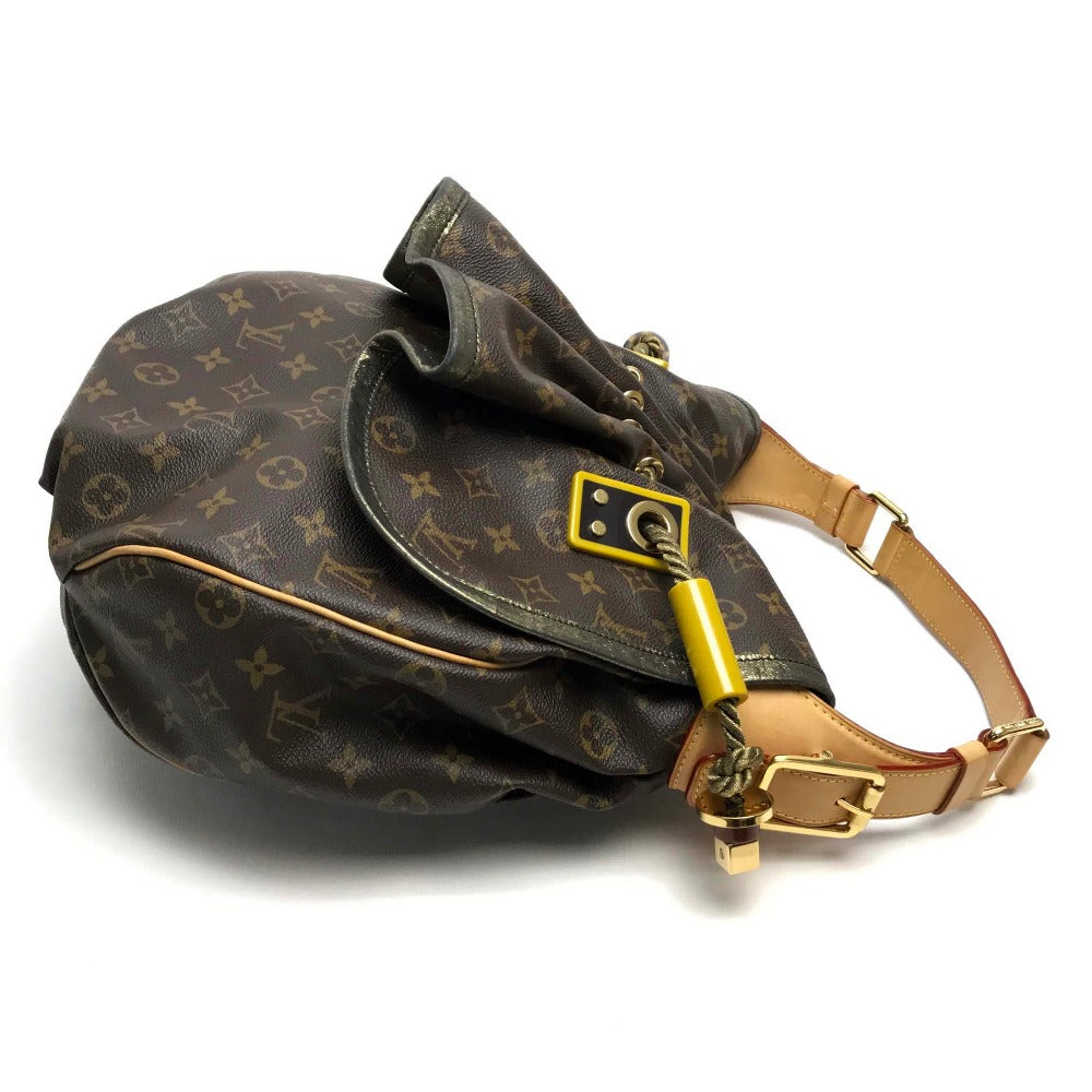 Louis Vuitton Shoulder Bag M97015 Monogram Canvas Brown Monogram Kalahari Gm Women