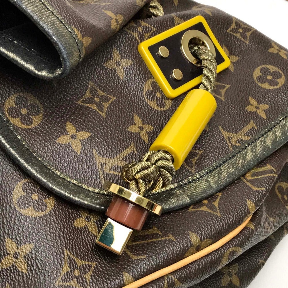Louis Vuitton Shoulder Bag M97015 Monogram Canvas Brown Monogram Kalahari Gm Women