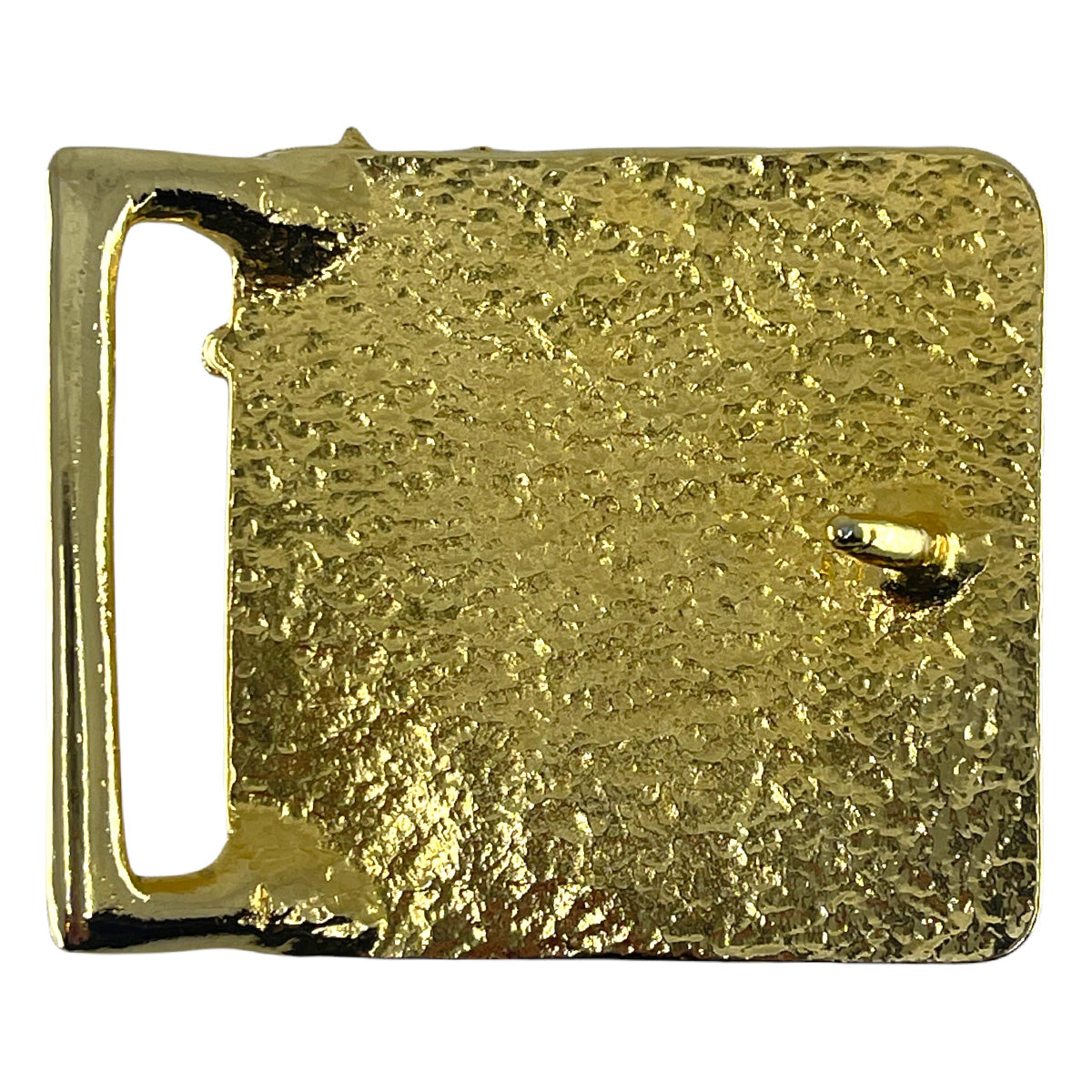 1970S Warner Brothers Records Gold Belt Buckle