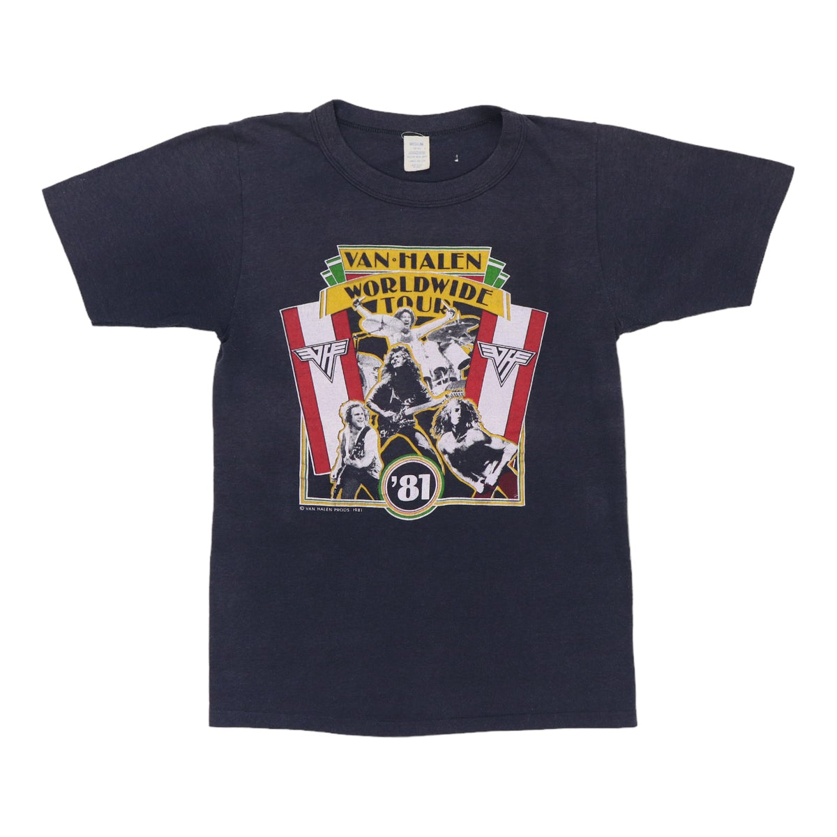 1981 Van Halen Worldwide Tour Shirt