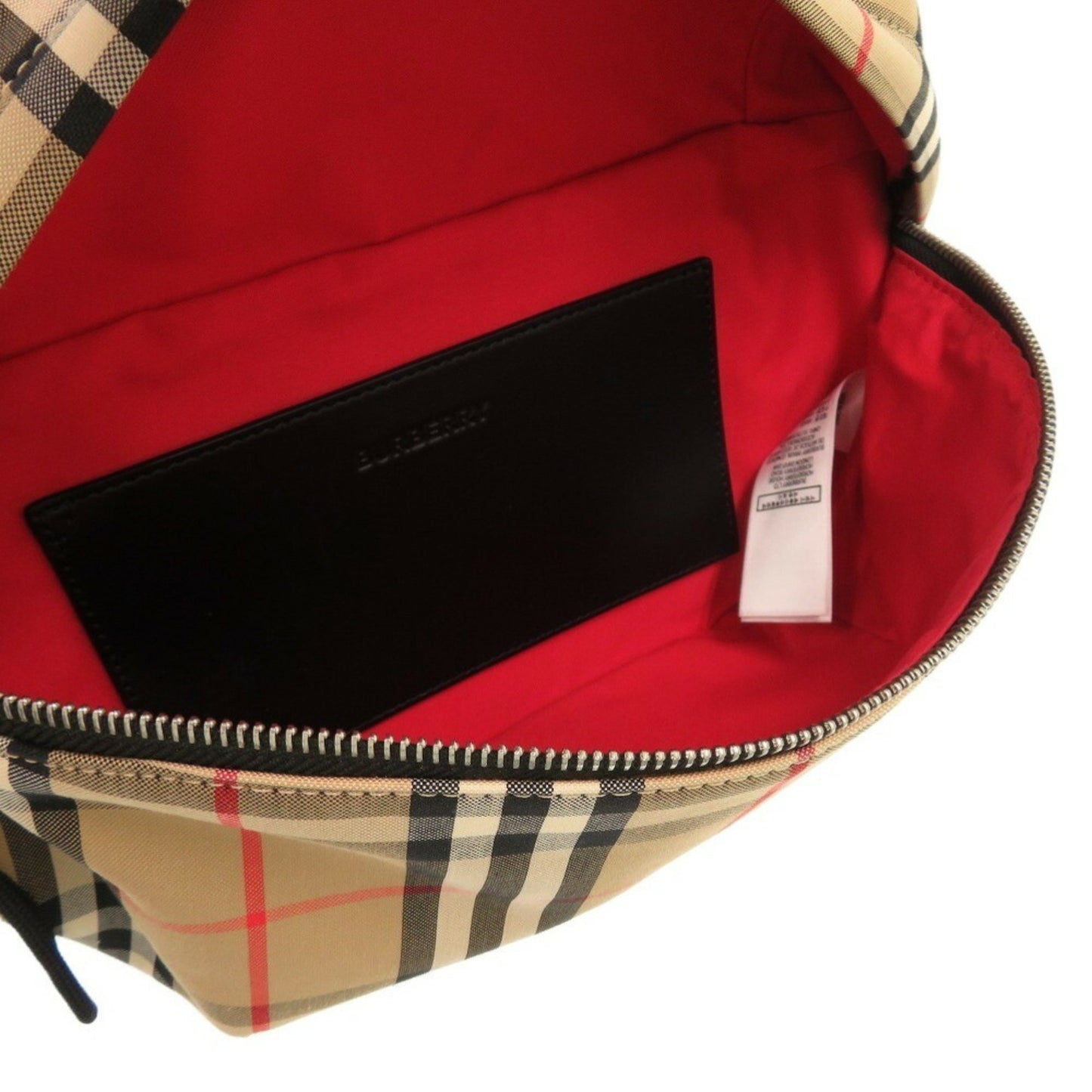 Like New Burberry 8010430 Cotton Polyester Beige Waist Bag 1427Burberry