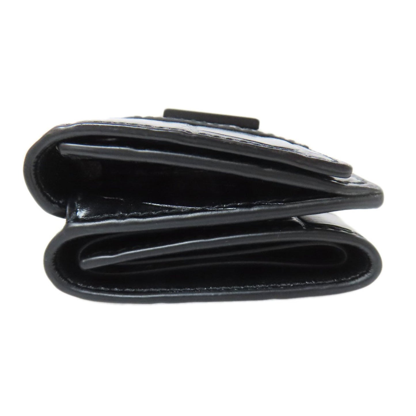 Balenciaga 600212 B Embossed Leather Bi-Fold Wallet