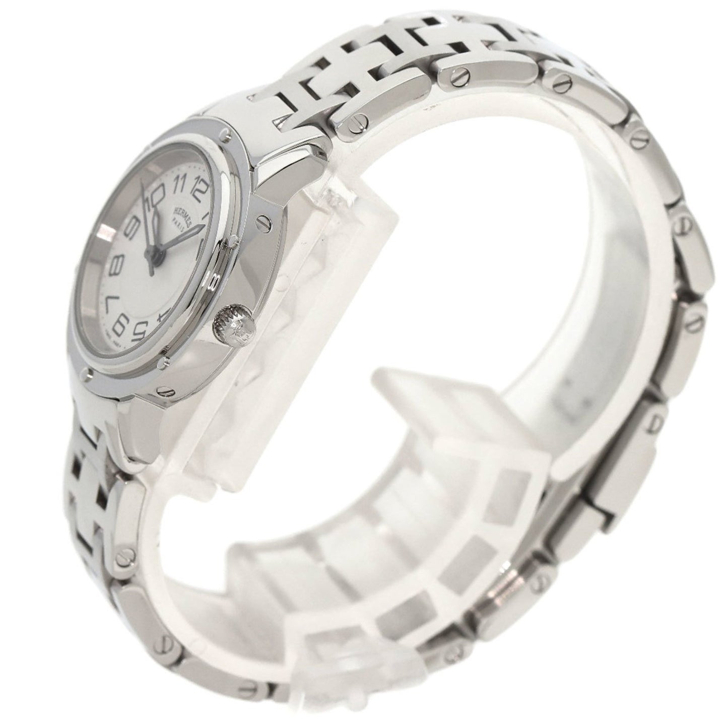 Hermes Cp1.210 Clipper Classic Watch Stainless