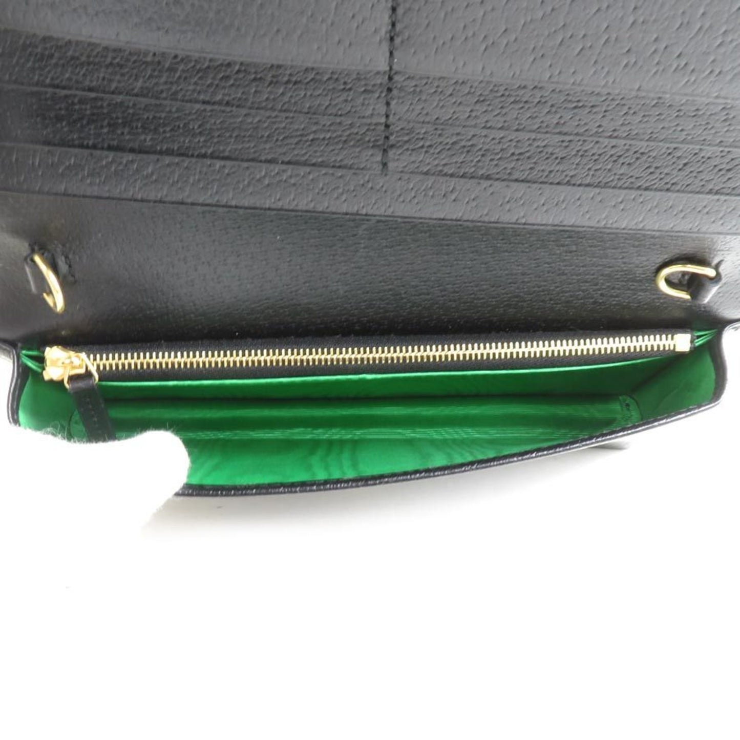 Gucci Wallet Chain Adidas Collaboration Leather Blue X Black White