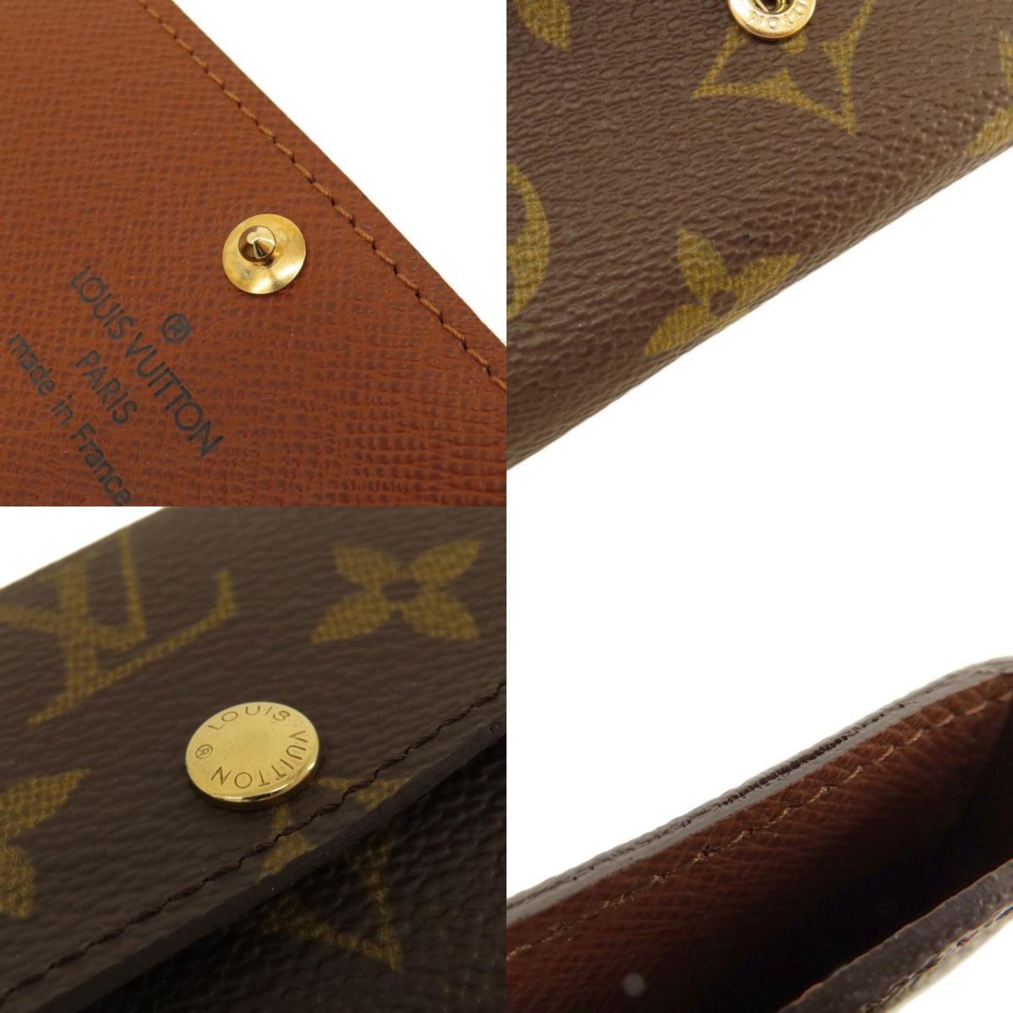 Louis Vuitton M62630 Multicle 6 Monogram Key Case Canvas