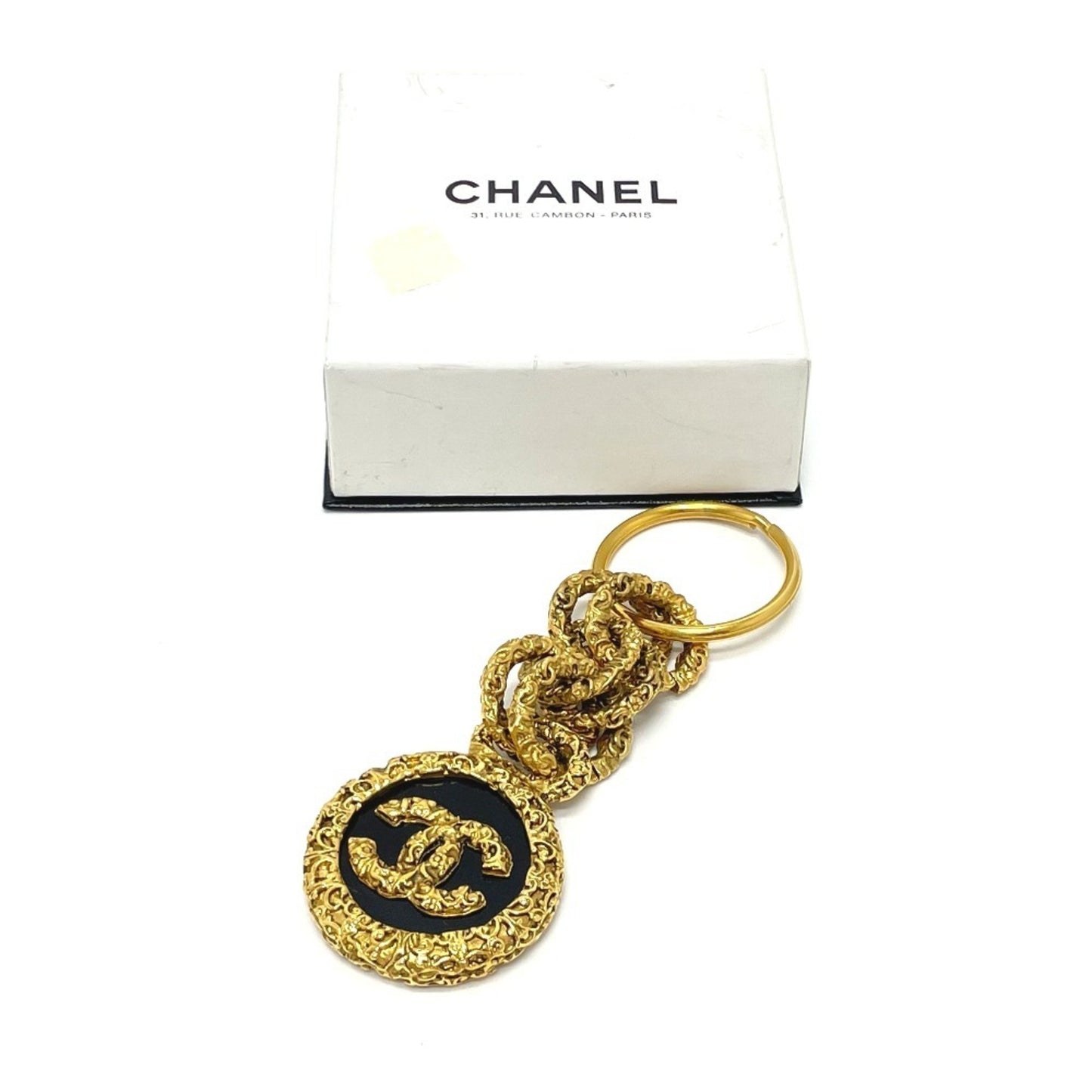 Chanel Coco Mark Vintage Charm 03A Key Ring