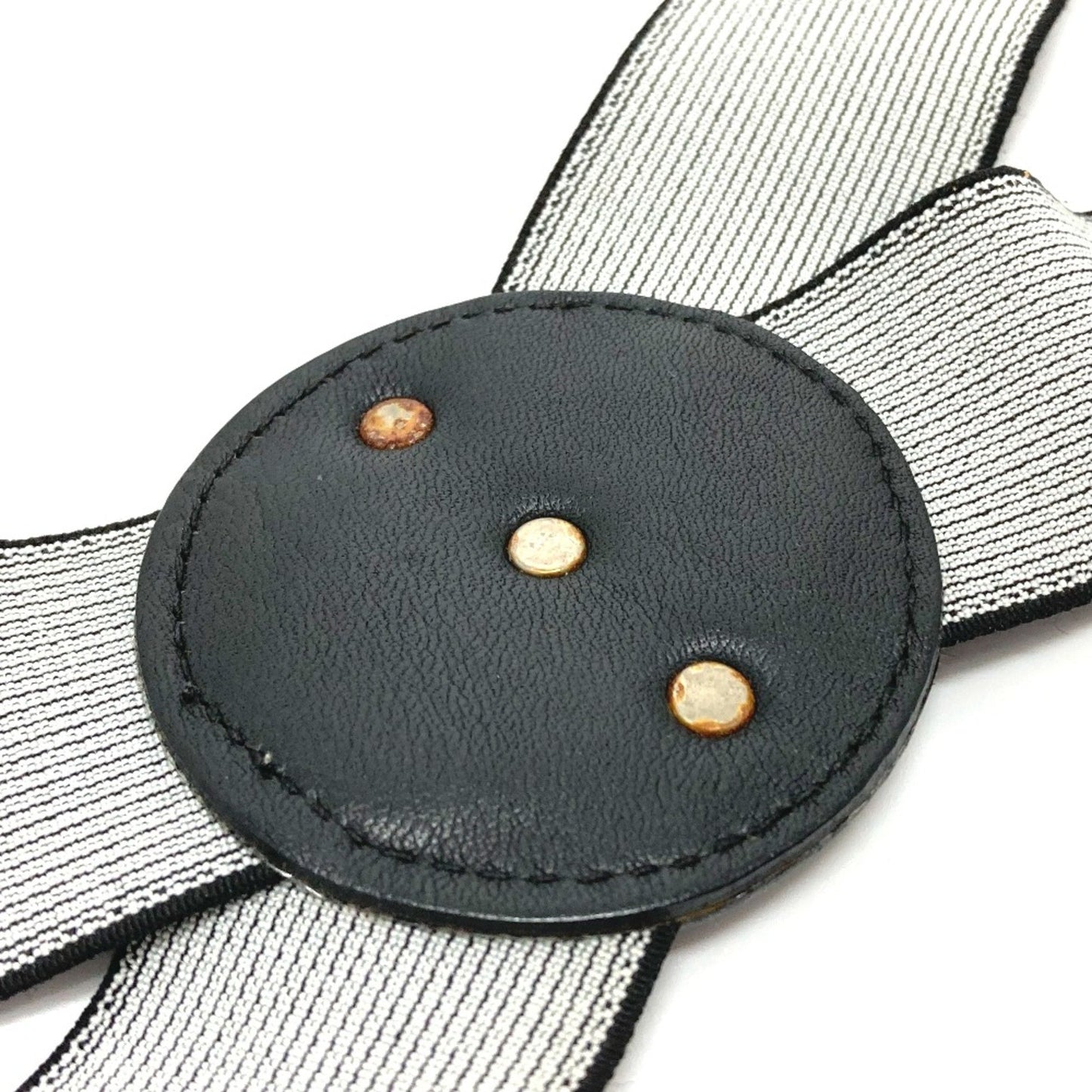 Versace Suspenders Trousers Hanging Fashion Accessories Belt Black