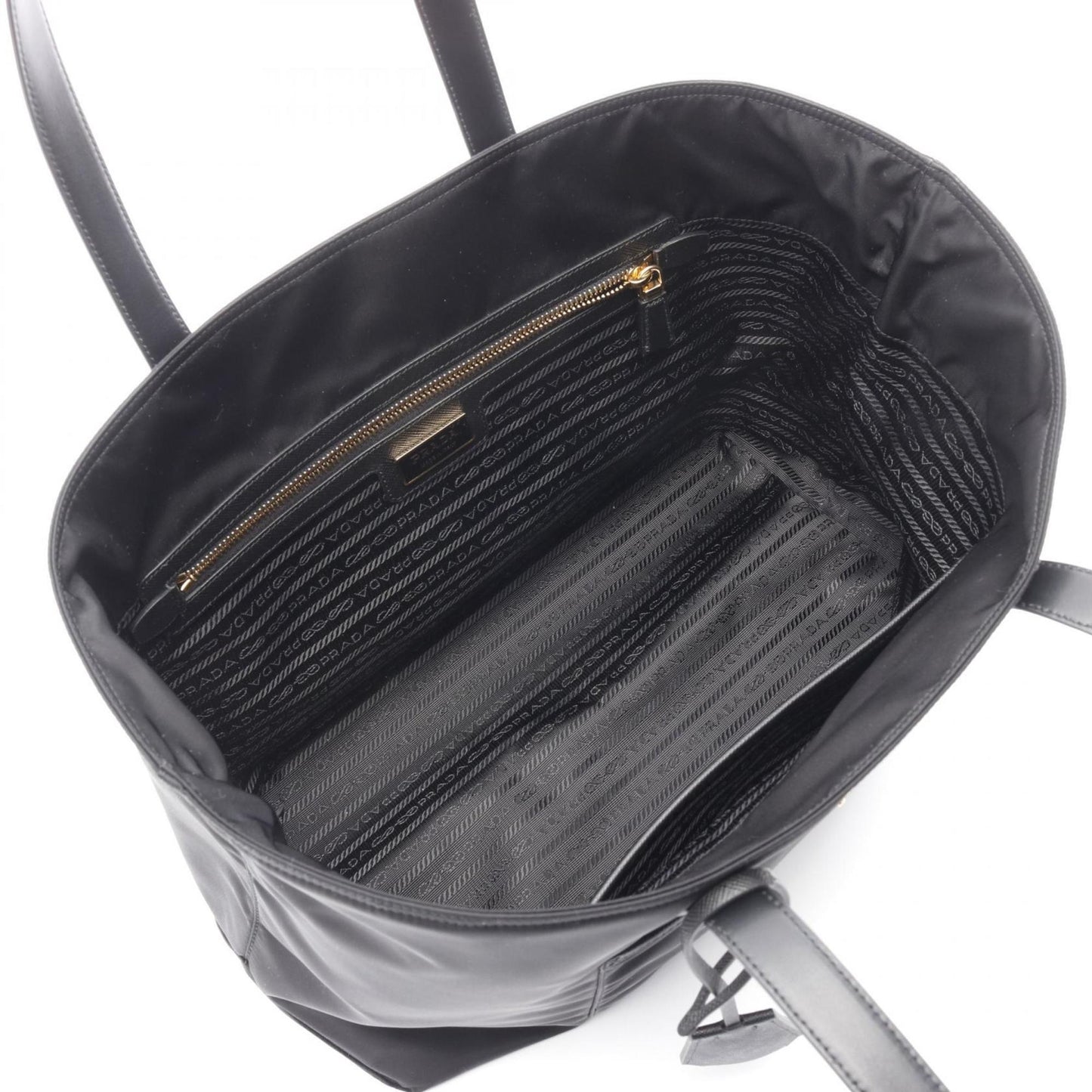 Prada Re-Edition 1978 Re Nylon Tessuto+Saffiano Tote Bag Nylon Saffiano Leather