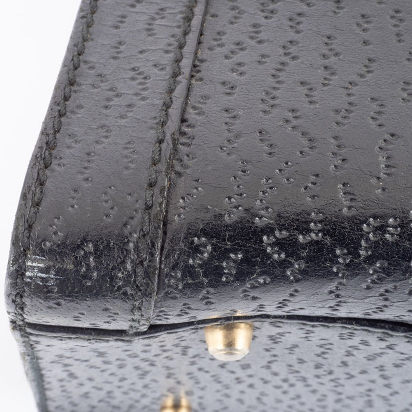 Gucci Bamboo Tote Bag 035694 Leather Black