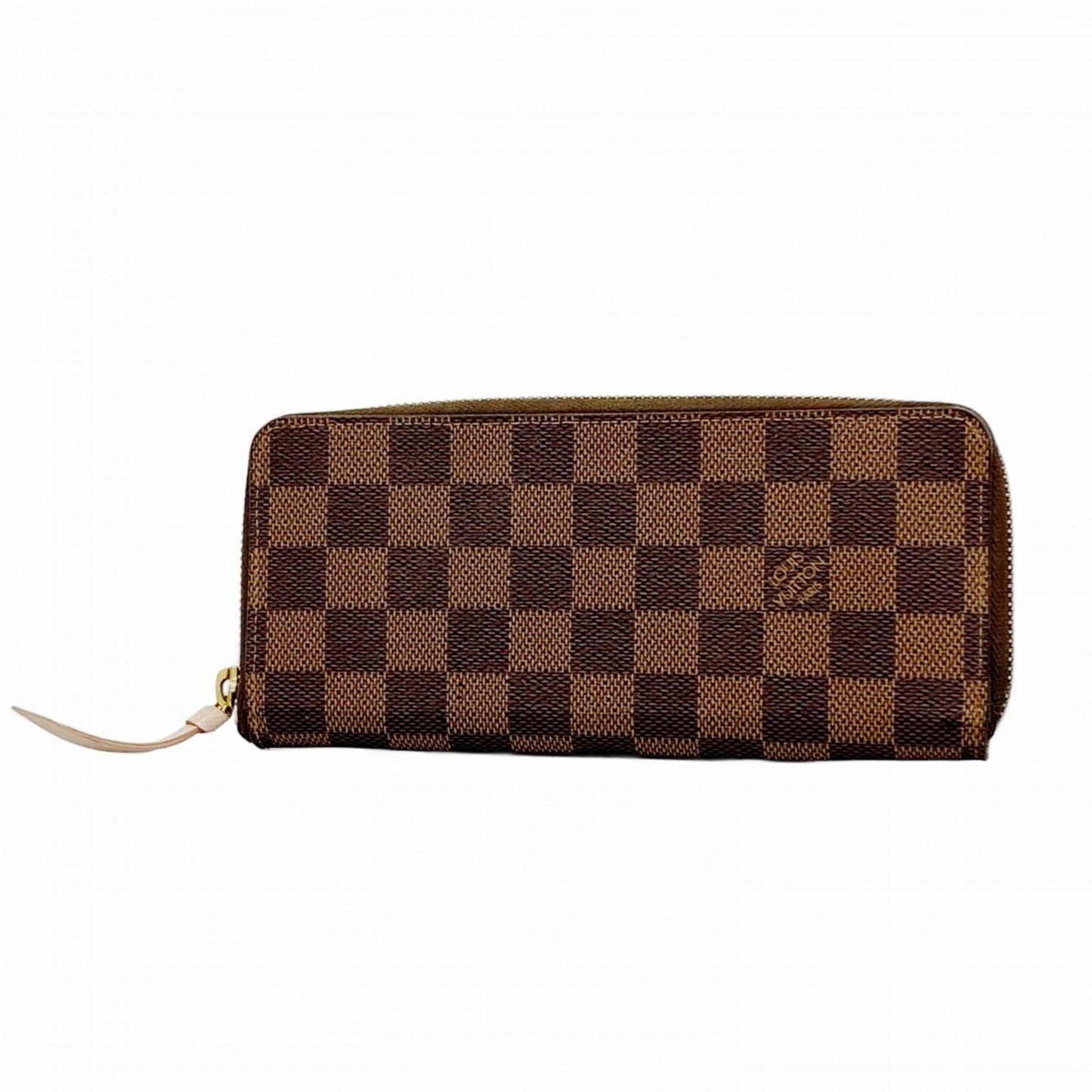 Louis Vuitton Damier Portefeuille Clemence Long Wallet N41626 Ebene Rose Ballerine