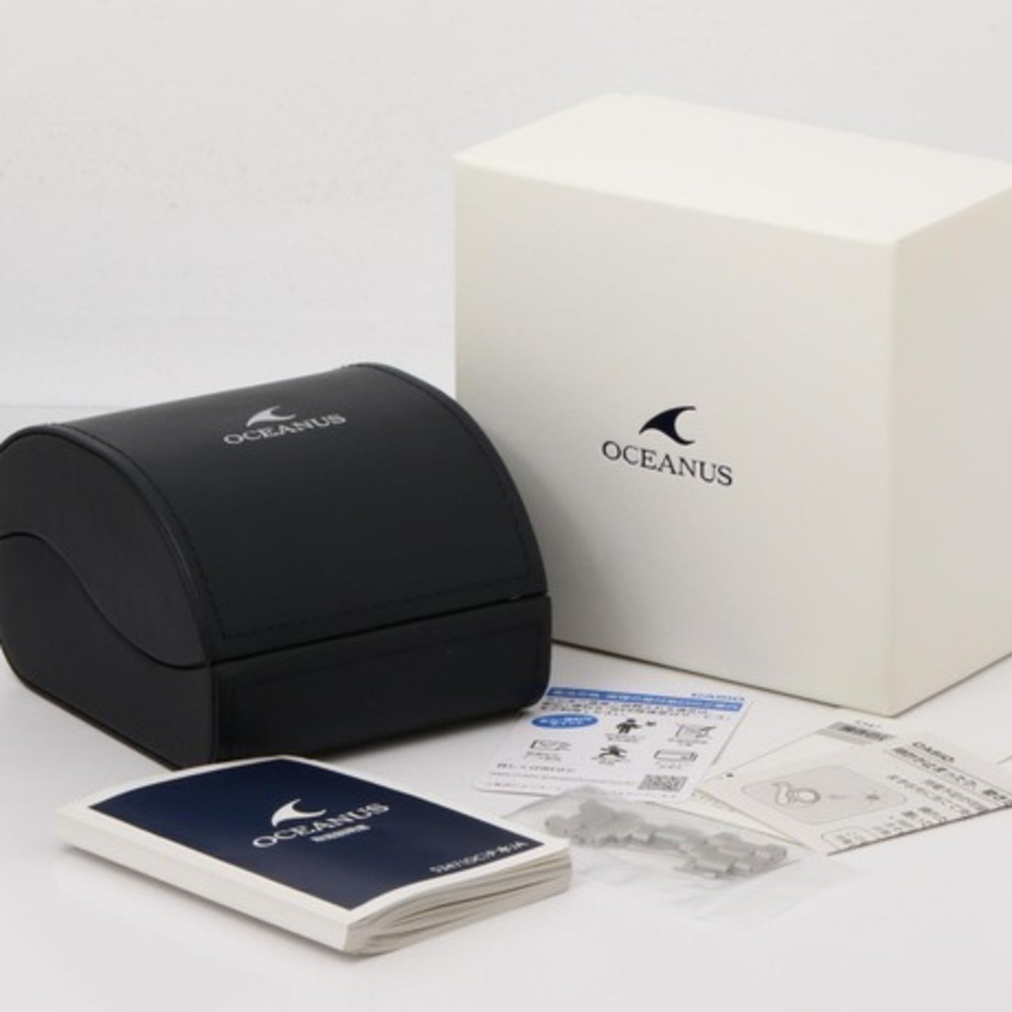 Casio Oceanus Classic Line Ocw T2600G 1Ajf Silver Black Dial Titanium