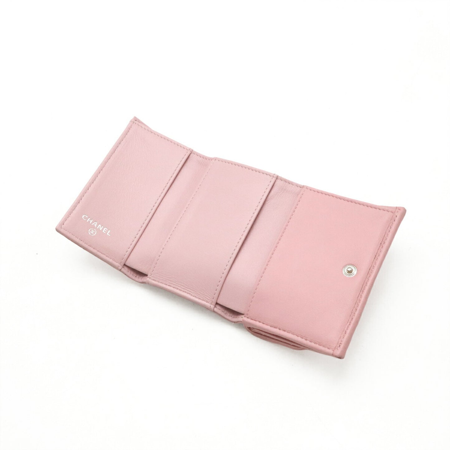 Chanel Matelasse Coco Mark Tri-Fold Wallet