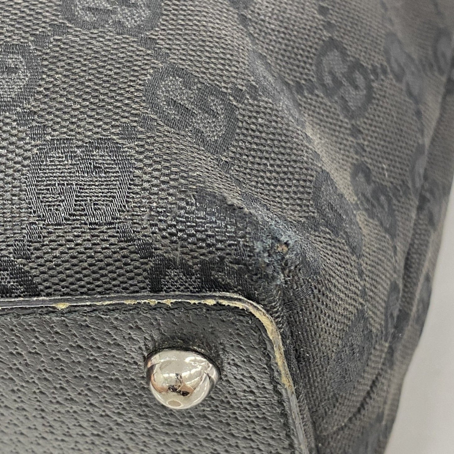 Gucci Gg Canvas Tote Bag 120840 Black