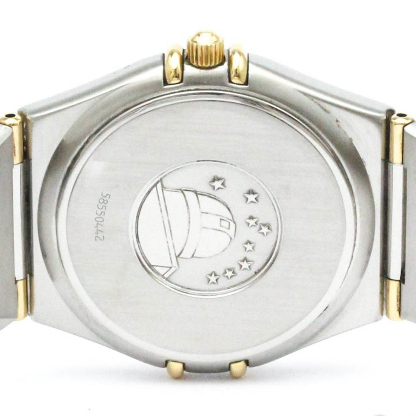 Omega Constellation 18K Gold Steel Quartz