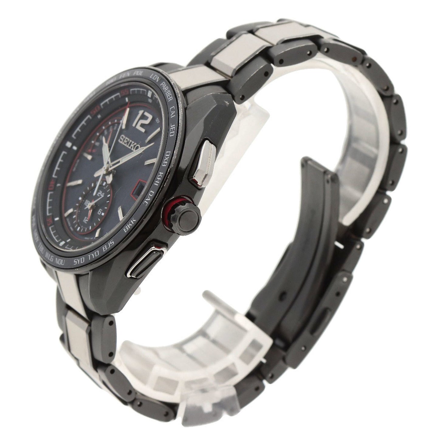 Seiko Saga267 8B63-0As0 Brightz Flight Expert Watch Titanium Ceramic