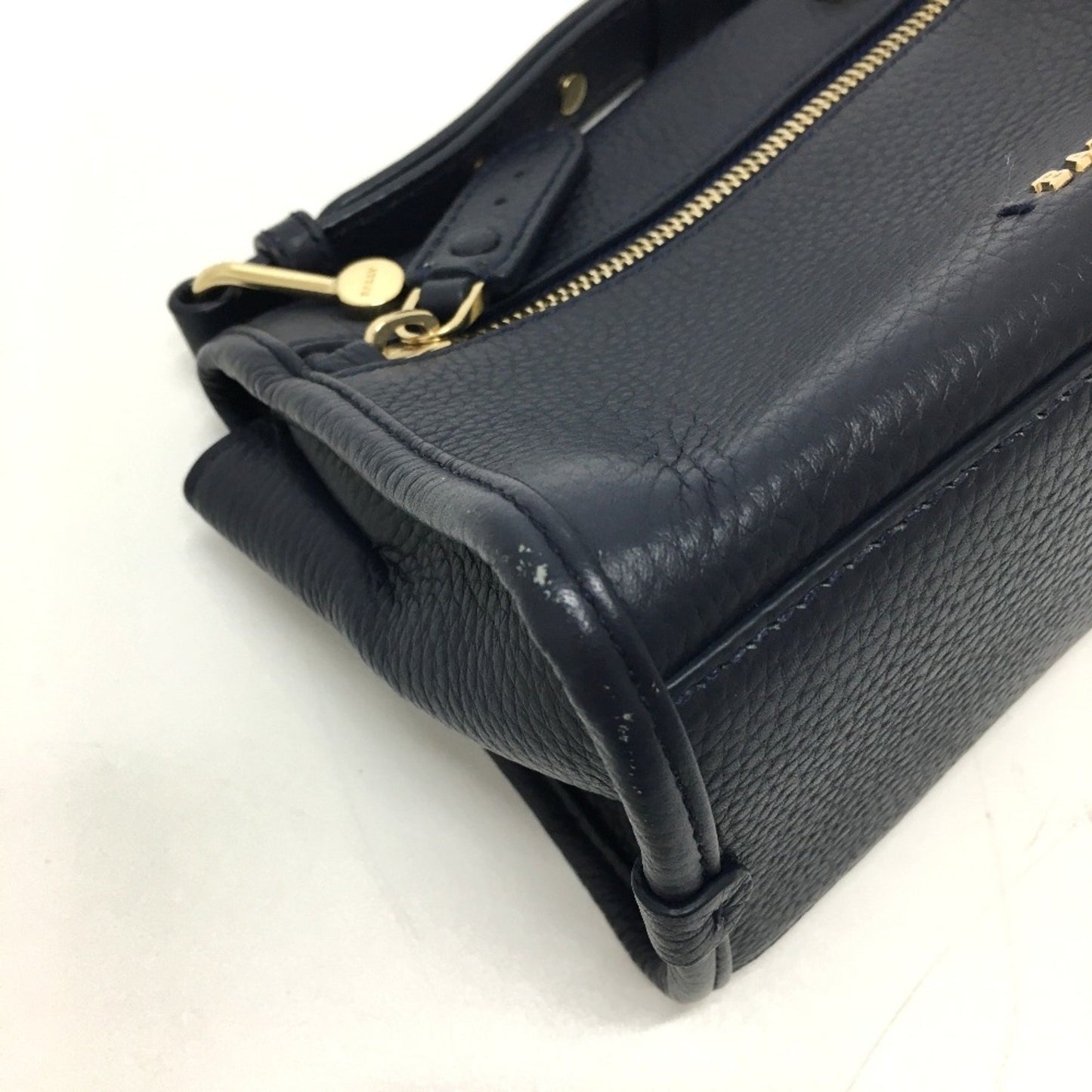 Barry Logo Bag 2Way Shoulder Bag Navy