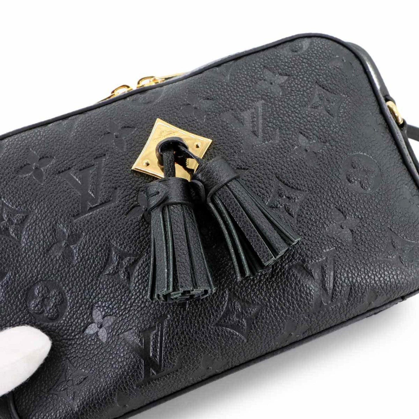 Louis Vuitton Monogram Empreinte Saintonge Shoulder Bag In Leather Noir