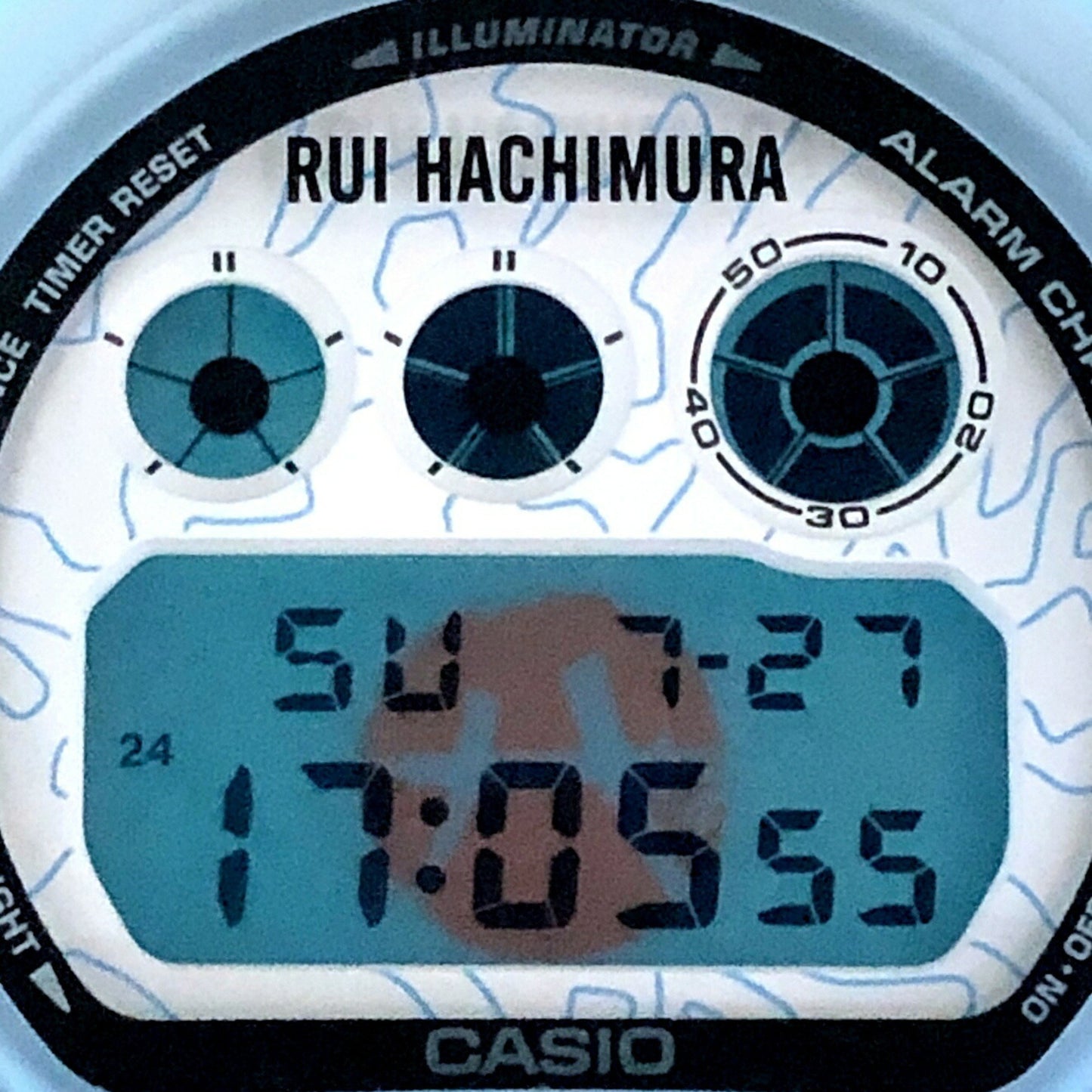 G-Shock Casio Watch Dw-6900Rh-2 Rui Hachimura 3Rd Signature Model Ice Blue X White Tateyama