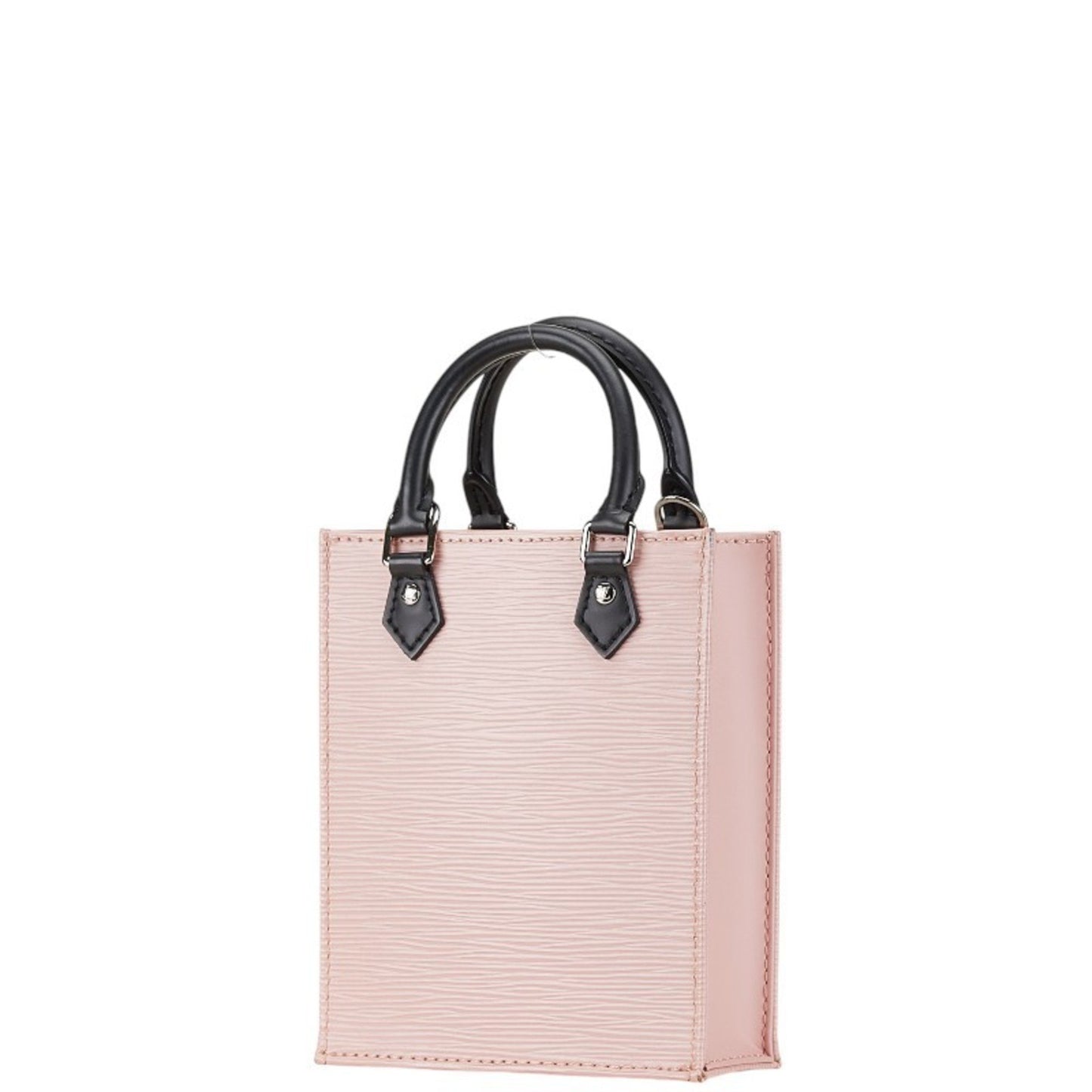 Louis Vuitton Epi Petite Sac Plat Handbag Shoulder Bag M69575 Rose Ballerine Leather