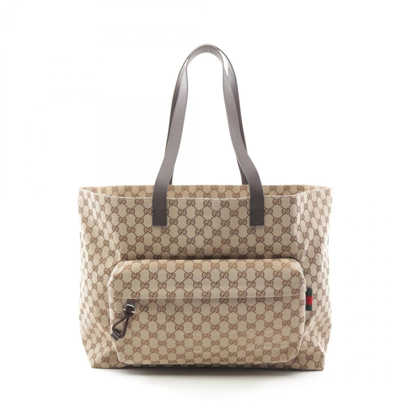 Gucci Gg Canvas Large Tote Bag Leather