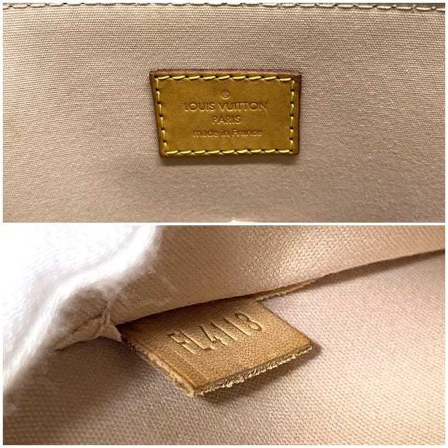 Louis Vuitton Handbag Alma Pm Yellow Monogram Vernis Citrine M90101 Patent Leather Fl4113 Louis