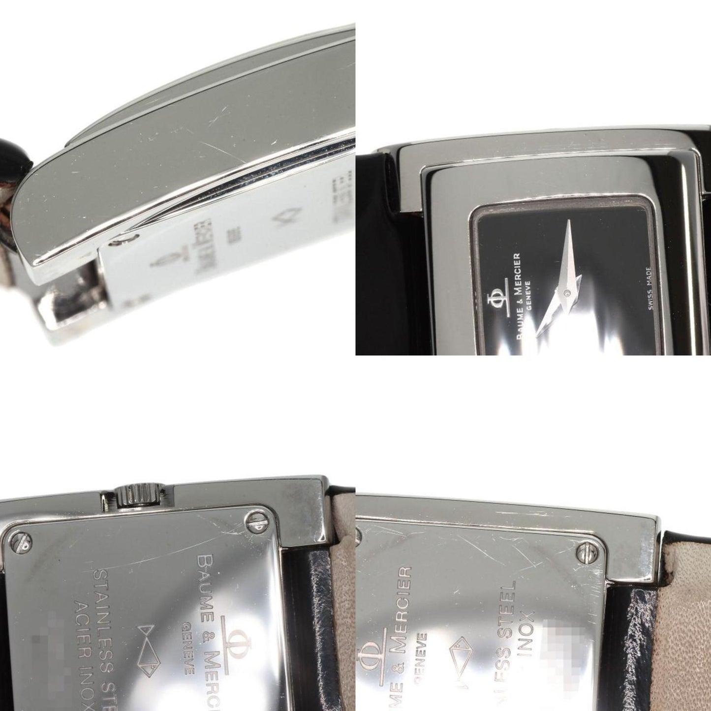 Baume & Mercier Moa8167 Catwalk Watch Stainless Steel Leather