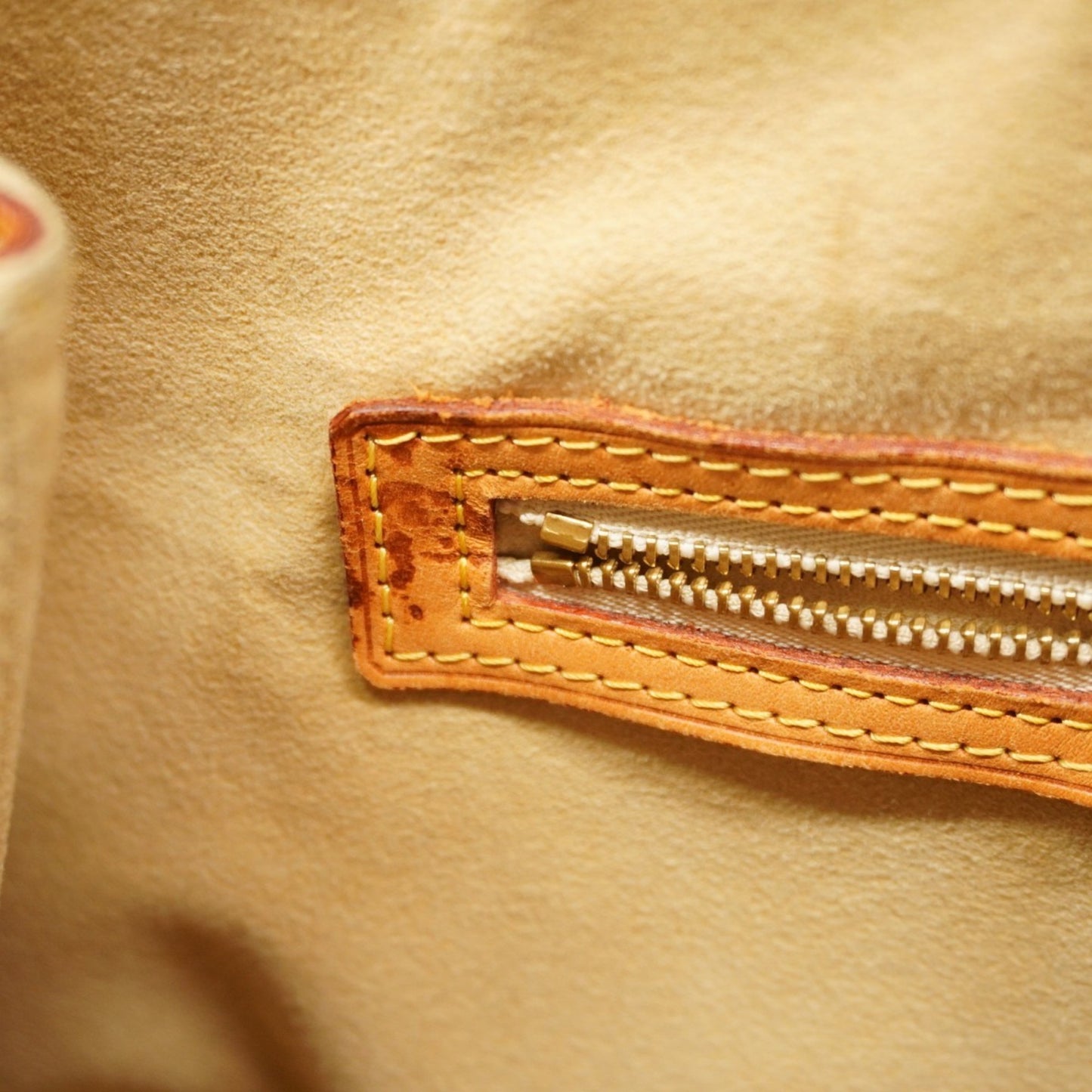 Louis Vuitton Damier Azur Hampstead Pm Tote Bag N51207 White