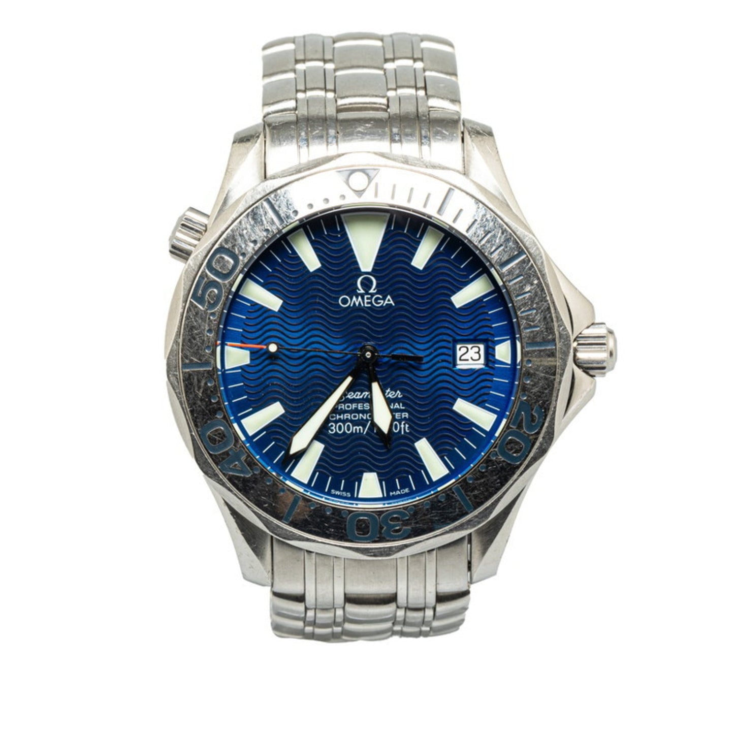 Omega Seamaster Professional Watch 2255.80 Automatic Blue Dial Stainless Steel