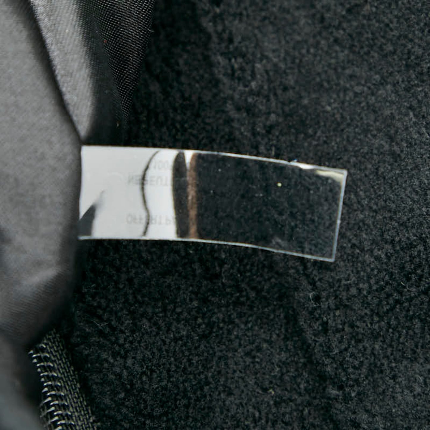 Chanel Coco Mark Novelty Crossbody Shoulder Bag In Black And White With Pile