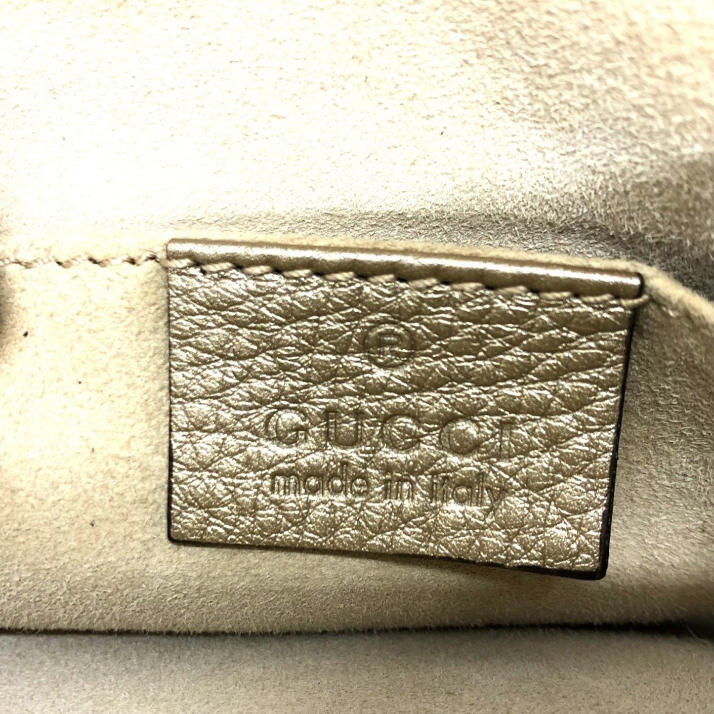 Gucci 282481 Gg Double G Detail Handbag Leather